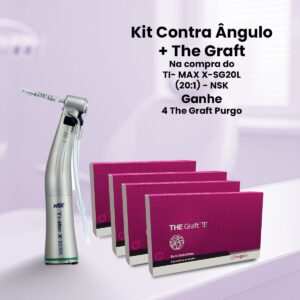 PROMOÇÃO: Compre Contra Ângulo TI-MAX SG20L Ganhe 4 THE Graft – 1,8 cc – 0,5g